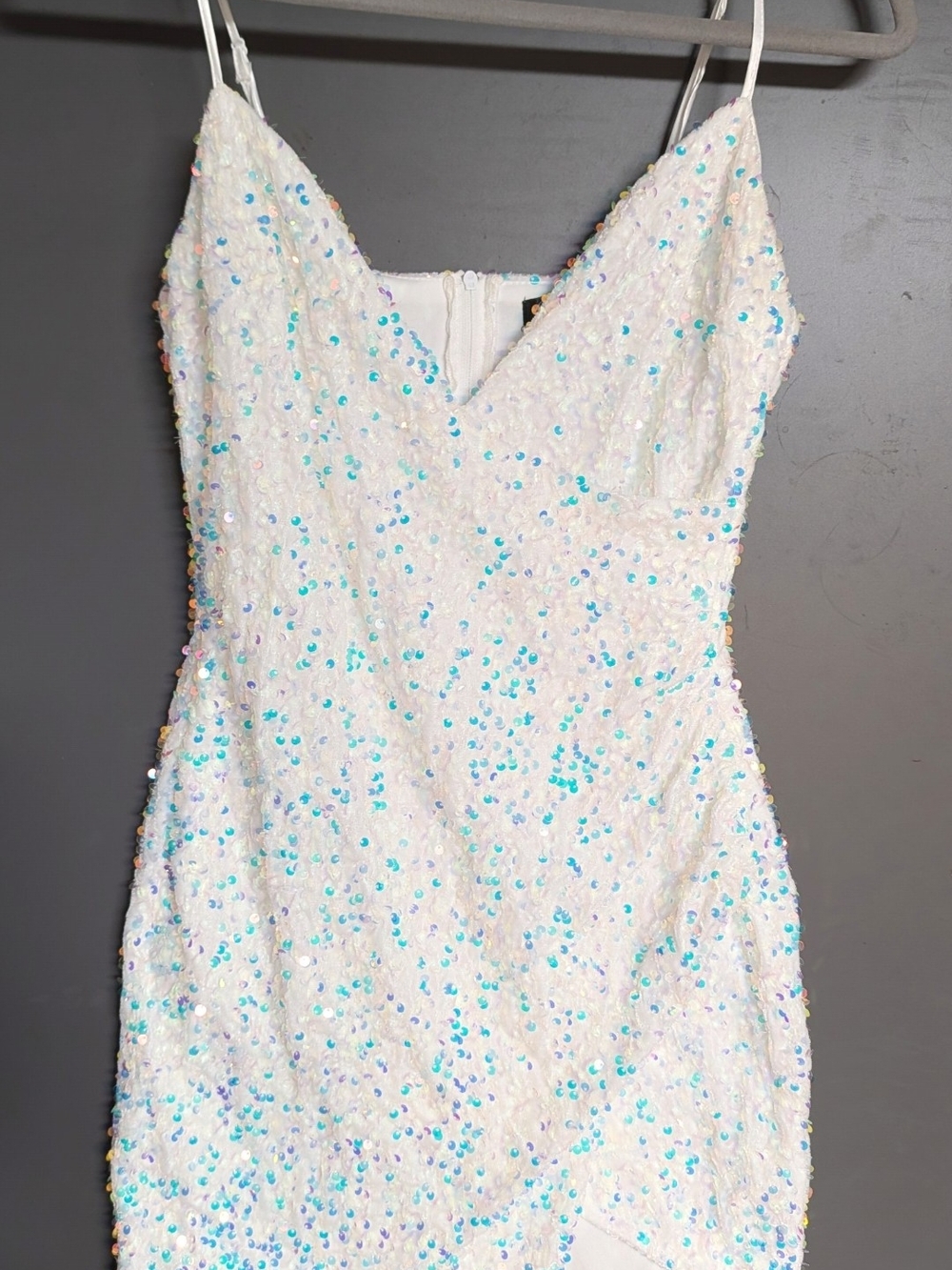 Sequin Iridescent Bachelorette Bridal Party Dress Small